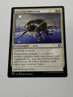 MTG Card - 1x Darksteel Mutation - Commander 2021 NM - White Magic The Gathering - Image 3