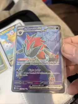 Pokemon TCG N's Zoroark EX Holo Ultra Rare Card 175/159 Journey Together G79 - Image 1