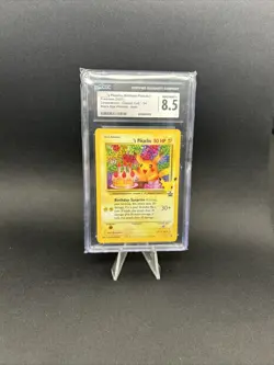 Pokemon Birthday Pikachu Celebrations Classic Collection Holo CGC 8.5 Card #24 - Image 1