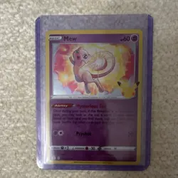 Pokemon TCG Mew Celebrations Promo Holo Rare 011/025 60HP Psychic Card - Image 1