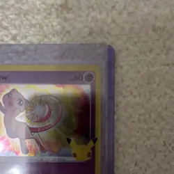 Pokemon TCG Mew Celebrations Promo Holo Rare 011/025 60HP Psychic Card - Image 3