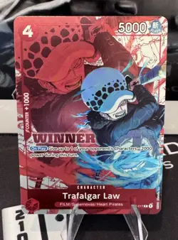 Trafalgar Law (Winner Pack Vol. 7) P-017 One Piece Promotion Cards Foil - Image 1