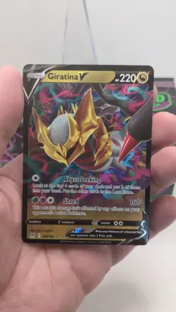 Giratina V 130/196 Holo Ultra Rare Card SWSH11: Lost Origin Pokemon TCG NM/M - Image 3