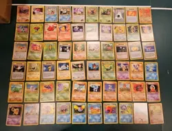 Lot Of 60 Vintage Pokemon Cards: Trainers, Shadowless, Mod Played - Image 1