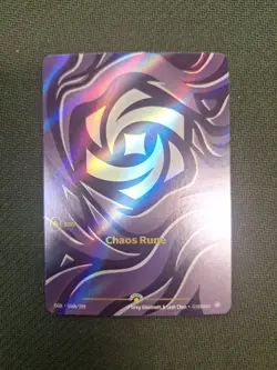Chaos Rune - Riftbound Organized Play Promotional Cards (OPP) 166b/298 - Image 1