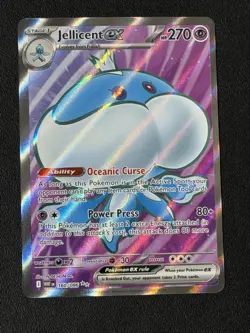 Jellicent EX 160/086 SV White Flare English Ultra Rare Card Near Mint Pokemon - Image 1