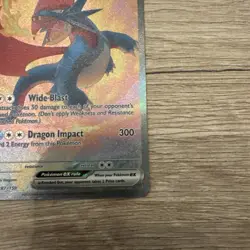 Pokemon TCG Salamence EX 187/159 Journey Together Special Illustration Rare Card - Image 4