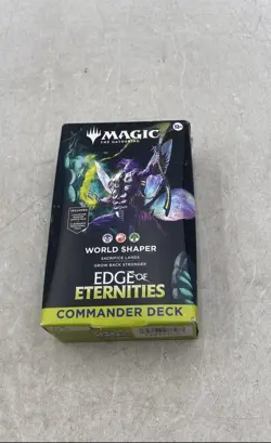 Magic The Gathering Edge Of Eternities World Shaper Commander Trading Cards Deck - Image 1