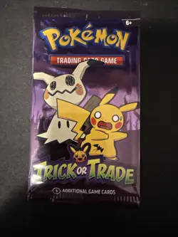 Pokemon Trading Cards Unopened Pack “Trick Or Trade” 3 Cards Pokemon - Image 1
