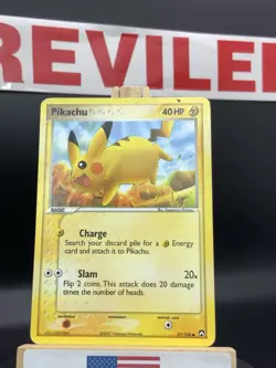 Pikachu 57/108 Ex Power Keepers Non Holo Pokemon Card NM 2007 - Image 2