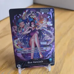 One Piece CCG Boa Hancock Special Alternate Art Leader OP07-037 Beautiful Card! - Image 1