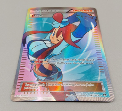 Pokemon TCG Trainer Skyla Breakpoint Full Art Ultra Rare Card 122/122 - LP - Image 3