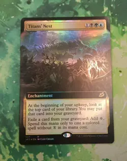 Titans' Nest (Extended Art) #347-IKO-Foil-Rare-NM Condition - Image 1