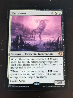 1x Emptiness - 0222 - Lorwyn Eclipsed ECL - MTG - NM - Image 1