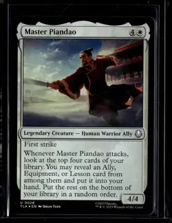 Master Piandao - 28 - Foil - TLA - NM - MTG Magic the Gathering - Image 1