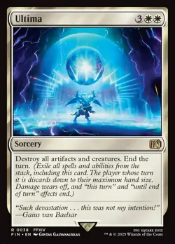 MTG Final Fantasy *FOIL* R Ultima #0038 - Image 1