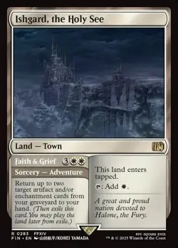 MTG Final Fantasy *FOIL* R Ishgard, the Holy See #0283 - Image 1