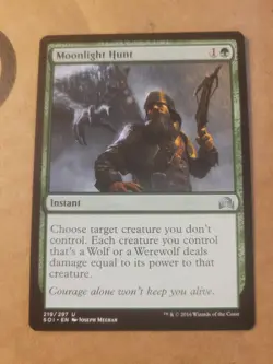 MTG Magic Moonlight Hunt (209/612) Innistrad Remastered SOI LP/NM BULK DISCOUNT - Image 1