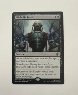 Magic The Gathering - Brothers' War - Diabolic Intent - 089/287 - Image 1