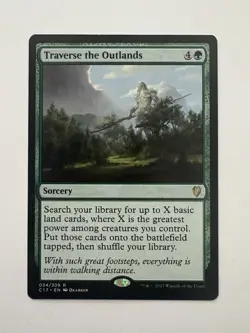 Traverse the Outlands - MTG - Commander 2017 Magic the Gathering NM - Image 1