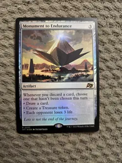 Magic the Gathering #237 Monument to Endurance Foil - Image 1