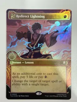 Redirect Lightning (Showcase) Avatar: The Last Airbender Foil - Image 1