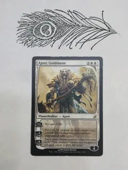 Ajani Goldmane Lorwyn Regular Non Foil Mtg Magic The Gathering HP - Image 1