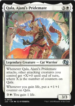 Qala, Ajani's Pridemate (Anime) U Foundations Jumpstart 32 NM - Image 1