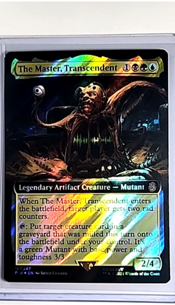 MTG Magic the Gathering Fallout Extended Art Surge Foil The Master Transcendent - Image 1