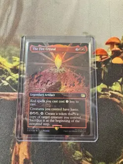 The Fire Crystal (Borderless) Final Fantasy Foil - Image 1