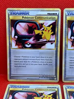 Pokemon Tcg Pokemon Communication 98/123 Heartgold & Soulsilver Non Holo x4 - Image 2