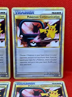Pokemon Tcg Pokemon Communication 98/123 Heartgold & Soulsilver Non Holo x4 - Image 3