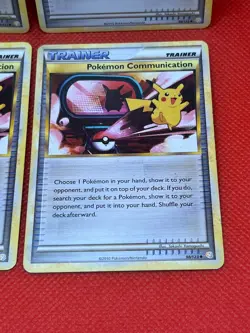 Pokemon Tcg Pokemon Communication 98/123 Heartgold & Soulsilver Non Holo x4 - Image 5