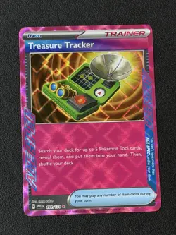 Pokemon TCG-Treasure Tracker 131/131 -Pack Fresh-Prismatic Evolutions - Image 1