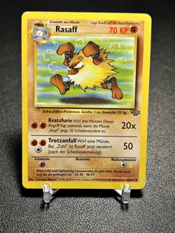 2000 Pokemon TCG Primeape Rasaff (German) Jungle Unlimited 43/64 - MP - Image 1