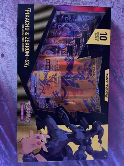 Nintendo Pokemon TCG Pikachu and Zekrom-GX Tag Team Premium Collection 820650809910 - Image 1