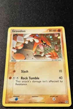 Pokemon EX EMERALD - #5/106 Groudon - Holo - ENG - Lightly Played+ - Image 4