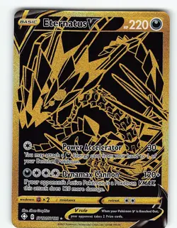 ETERNATUS V SV121/SV122 SECRET RARE SHINING FATES SHINY VAULT POKEMON NM - Image 2