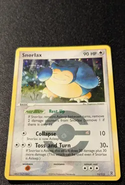 Pokemon EX FIRERED&LEAFGREEN - #15/112 Snorlax - Reverse Holo - ENG - Near Mint - Image 4