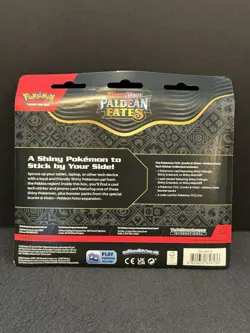 Pokemon Paldean Fates Tech Sticker Collection Fidough Sealed - Image 2