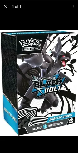 Pokemon TCG: Scarlet & Violet Black Bolt Factory Sealed Booster Bundle Box - Image 1