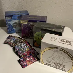 ✅Authentic 4x ETB Boxes + Pokemon Sword & Shield Scarlet & Violet Factory Sealed - Image 2