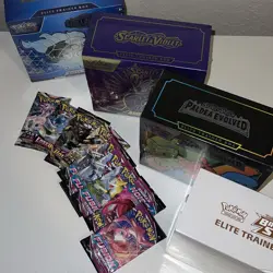 ✅Authentic 4x ETB Boxes + Pokemon Sword & Shield Scarlet & Violet Factory Sealed - Image 3