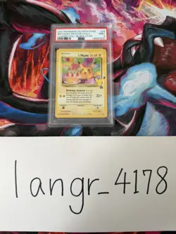 2021 POKEMON CELEBRATIONS CLASSIC COLLECTION #24 BIRTHDAY PIKACHU-HOLO PSA 9 - Image 3