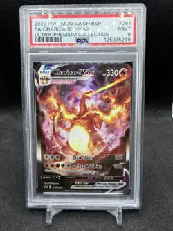 Pokemon Charizard Vmax Ultra Premium Collection Promo SWSH261 PSA 9 - Image 1