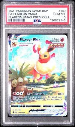Flareon Vmax SWSH180 Swsh Black Star Promo Pokemon PSA 10 *146 - Image 1