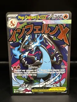 Pokemon TCG Mega Charizard X ex Black Star Promo MEP 023 Holo UPC Raw Near Mint - Image 2