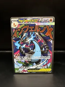 Pokemon TCG Mega Charizard X ex Black Star Promo MEP 023 Holo UPC Raw Near Mint - Image 4