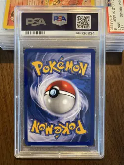 1999 POKEMON BASE SET 1ST EDITION #8 MACHAMP-HOLO PSA 8 NM-MT - Image 2