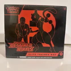 Pokemon TCG Destined Rivals ETB Elite Trainer Box New Sealed - small tear - Image 1